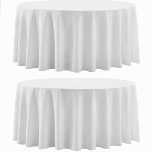 2 White Tablecloth for Home Parties